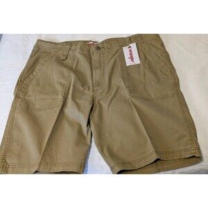 Wrangler Men’s Stretch Utility Shorts Size 42 Regular Khaki NWT